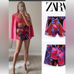 Zara pattern shorts. Size S